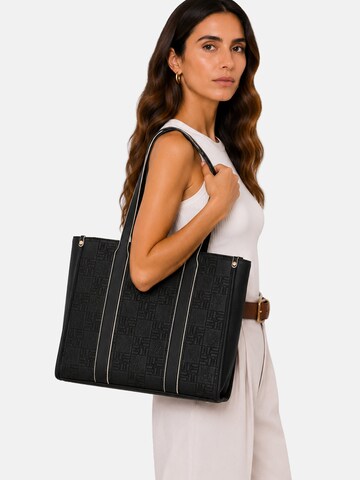 Shopper 'Geniver 3' di Lancetti in nero: frontale