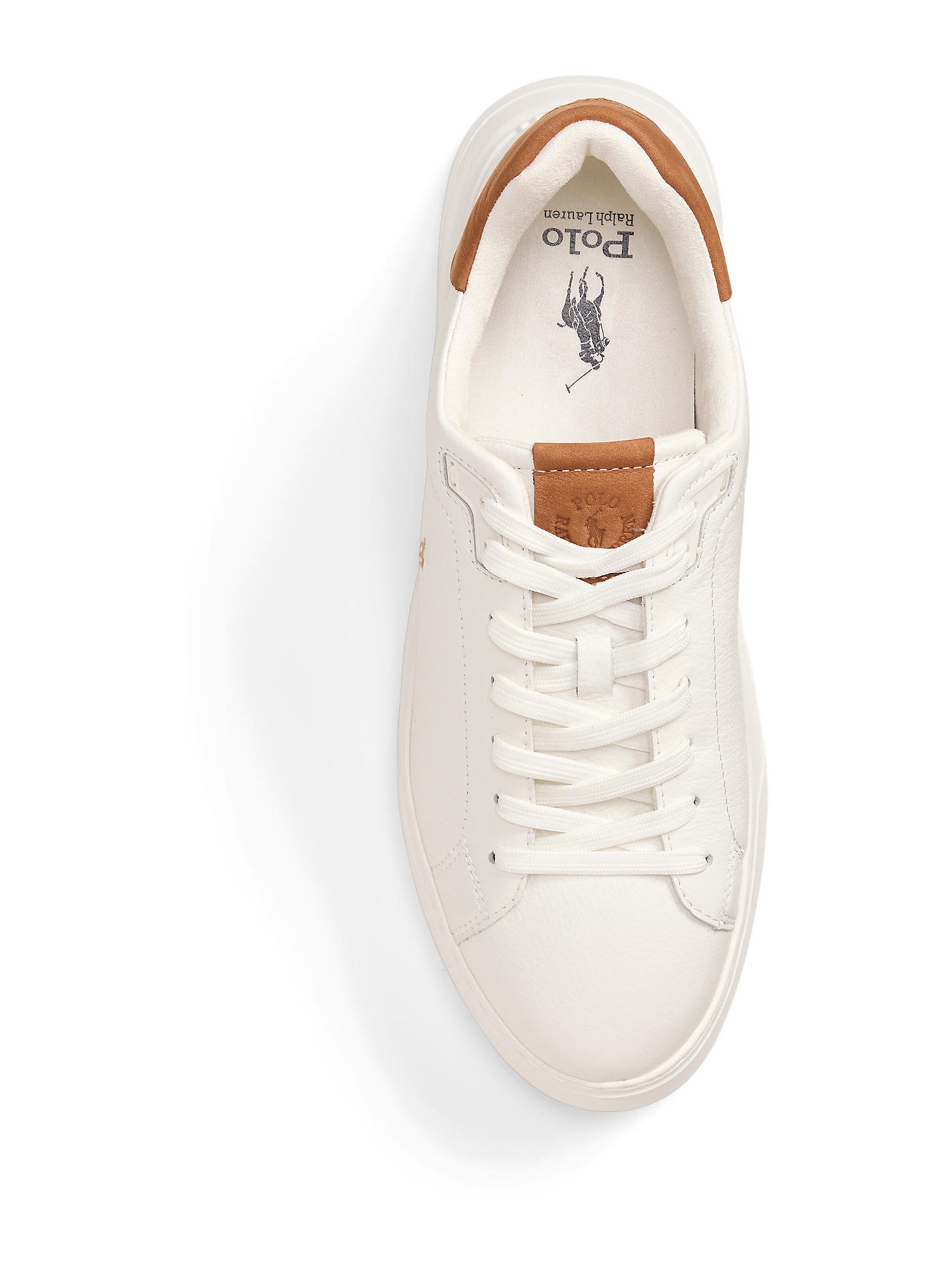 balts Polo Ralph Lauren Zemie brīvā laika apavi 'COURT'