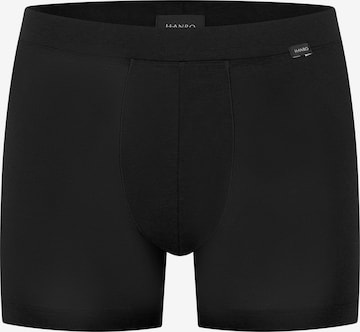 Hanro Lange Unterhose 'Natural Function' in Schwarz: Vorderseite