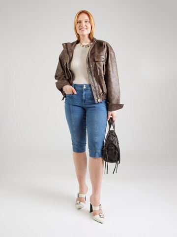Vero Moda Curve Slimfit Džíny 'VMCEliza' – modrá