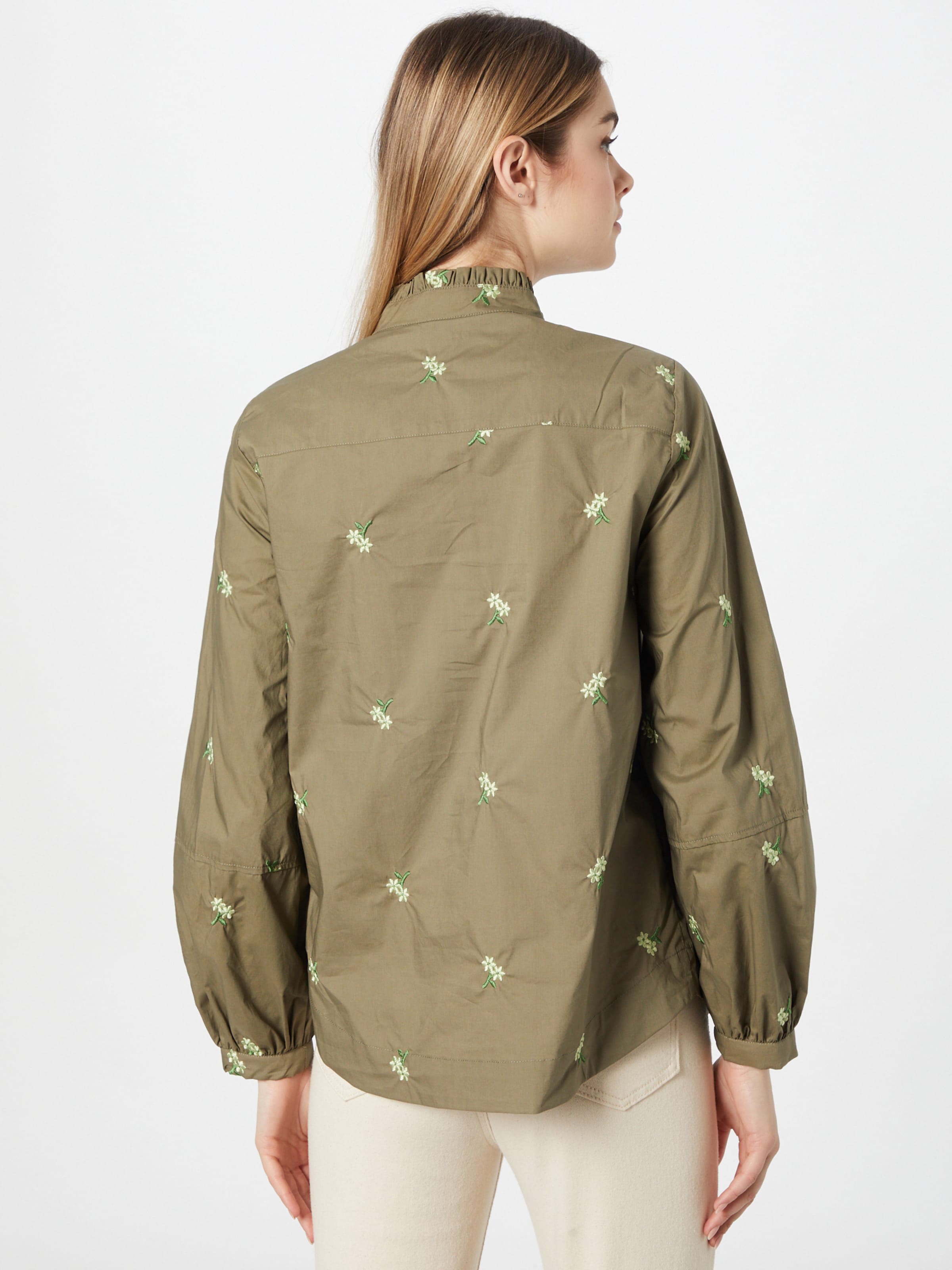 Frauen Blusen & Tuniken KAREN BY SIMONSEN Bluse 'Bea' in Khaki, Grasgrün - MH24001 Frauen Blusen & Tuniken KAREN BY SIMONSEN Bluse 'Bea' in Khaki, Grasgrün - MH24001