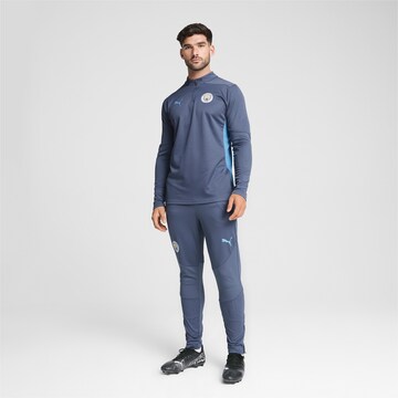Coupe slim Pantalon de sport 'Manchester City' PUMA en bleu