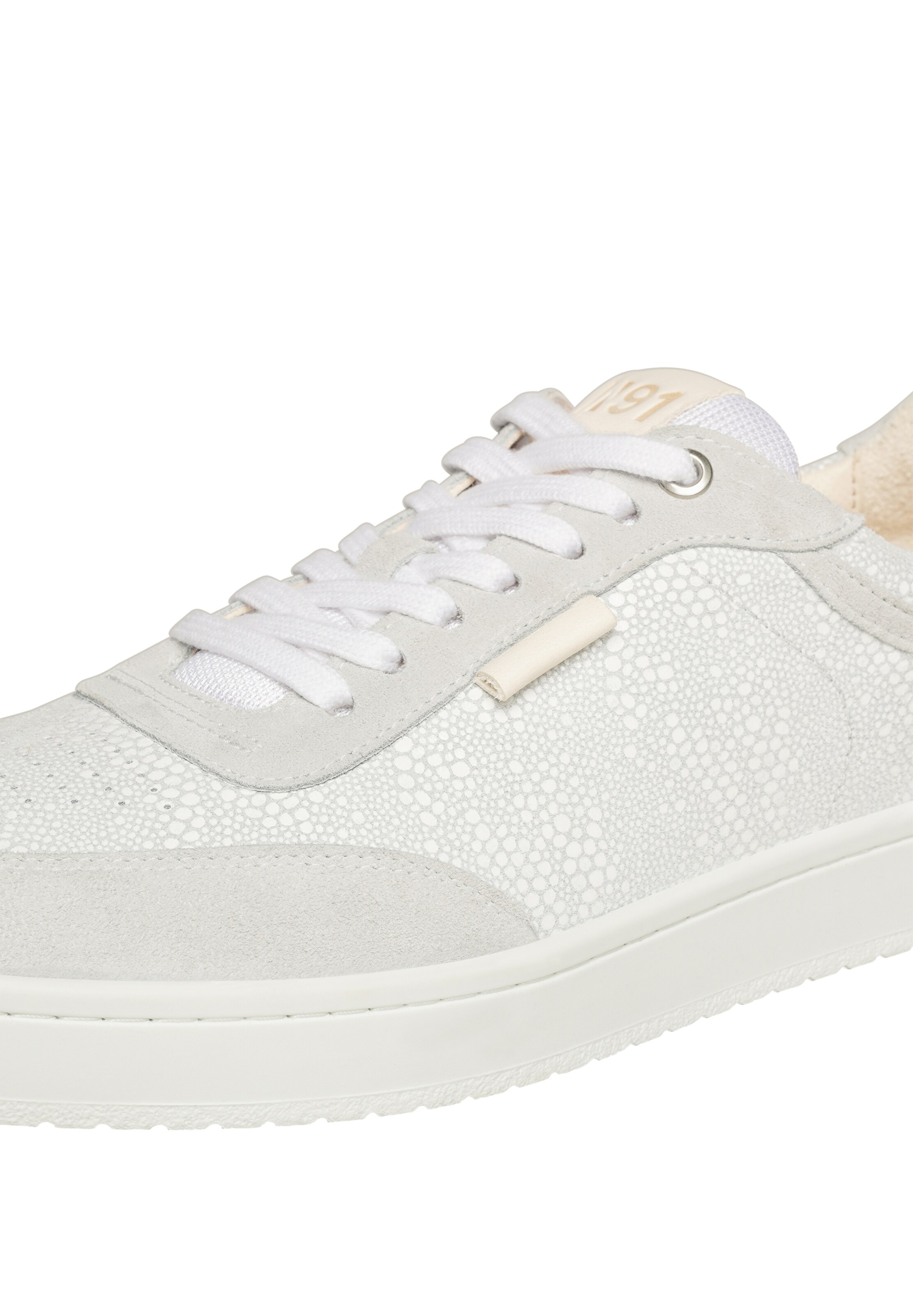 N91 Sneakers laag 'Court' in Wit