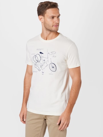 T-Shirt 'Bikeplosion' Iriedaily en blanc : devant