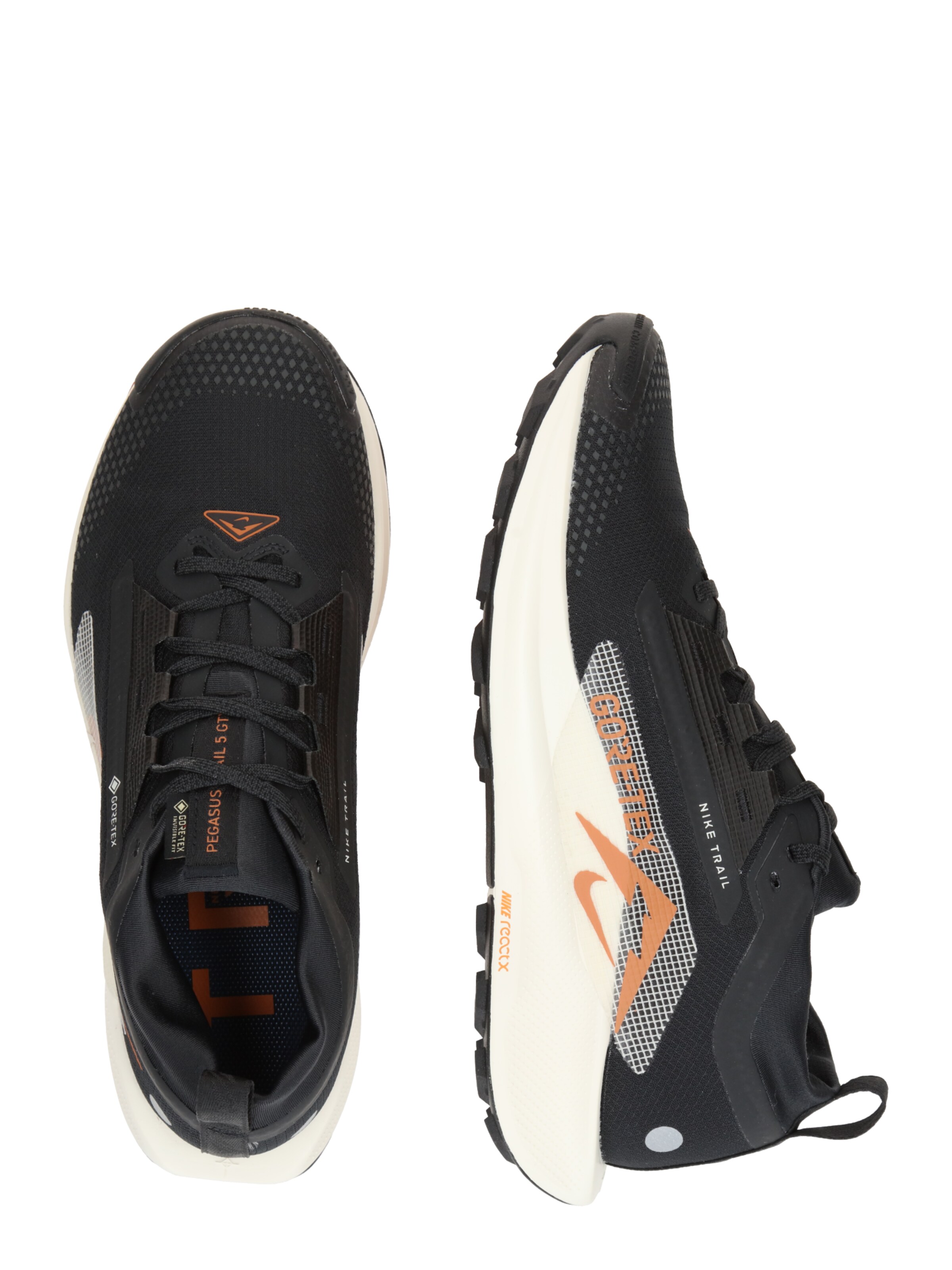 Sneaker de alergat 'Pegasus Trail 5' de la NIKE pe negru