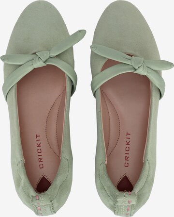 Crickit Ballet Flats ' JOSEPHINE ' in Green