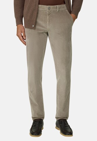 Slimfit Pantaloni chino di Boggi Milano in grigio: frontale