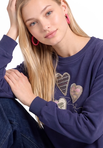 Sweat-shirt MYMO en bleu
