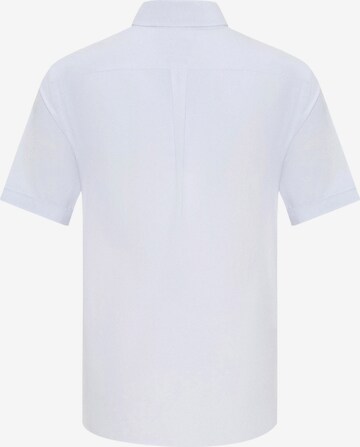 Coupe regular Chemise 'FABRIZIO' DENIM CULTURE en blanc