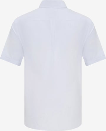 DENIM CULTURE Regular fit Риза 'FABRIZIO' в бяло