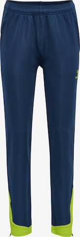 Hummel Slim fit Workout Pants in Blue: front