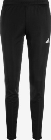 Coupe slim Pantalon de sport 'Tiro 23' ADIDAS PERFORMANCE en noir : devant