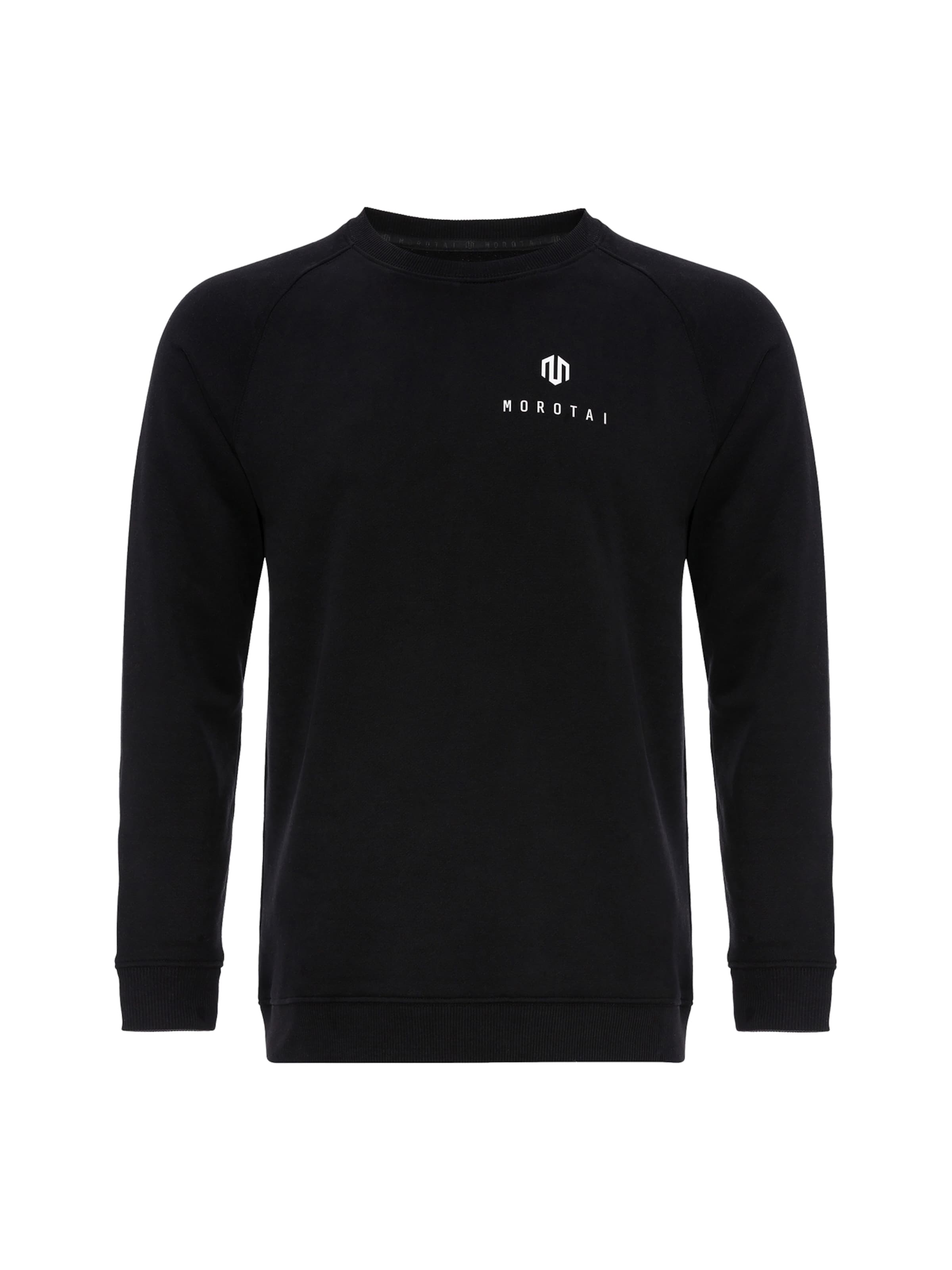 MOROTAI Sportsweatshirt in Zwart: voorkant