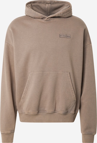 ABOUT YOU Sweatshirt 'William' in Braun: Vorderseite