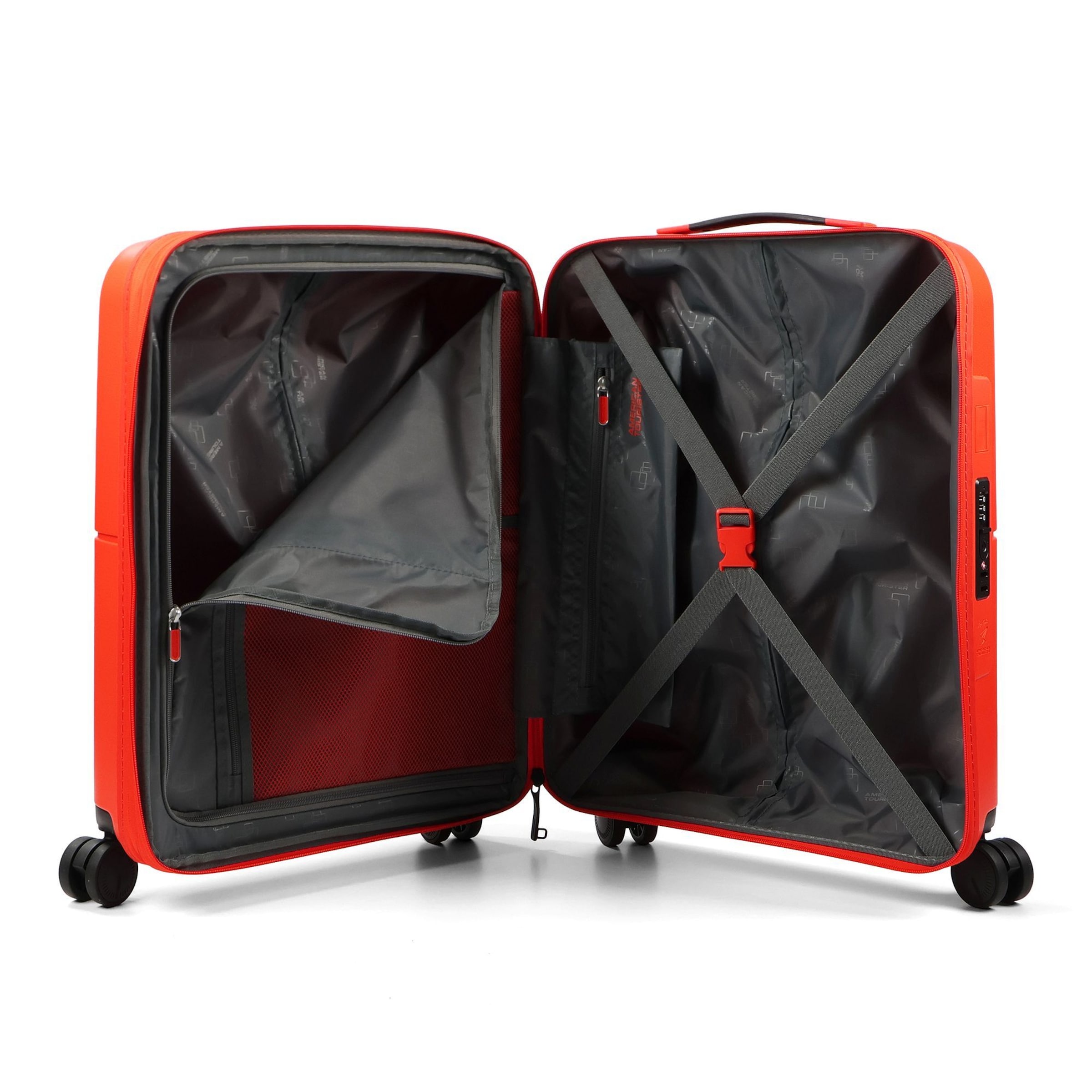 American Tourister Trolley 'Dashpop' in Red