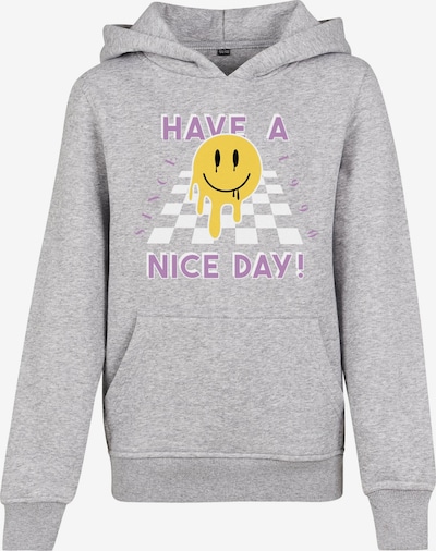 Mister Tee Sweatshirt 'Nice Day' in 110-116 in Yellow / Mottled grey / Dark purple / White, Item view