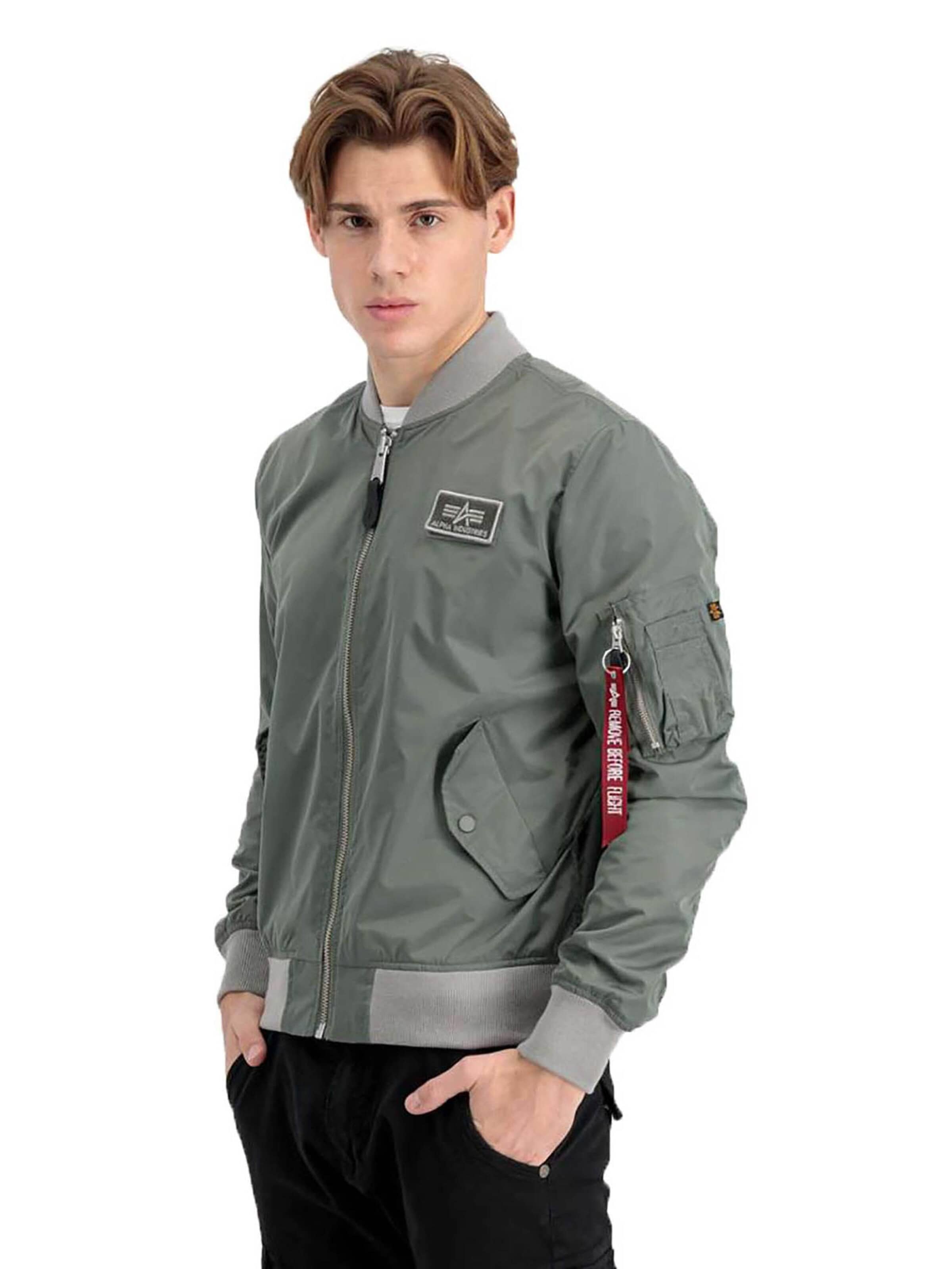 ALPHA INDUSTRIES Φθινοπωρινό και ανοιξιάτικο μπουφάν 'MA-1 TTC' σε πράσινο