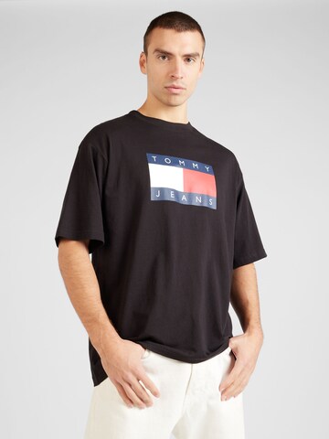 Tommy Jeans T-Shirt in Schwarz: predná strana