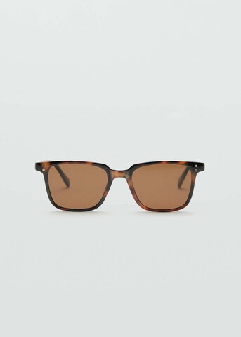 MANGO MAN Sonnerbrille 'Bosco' in Braun