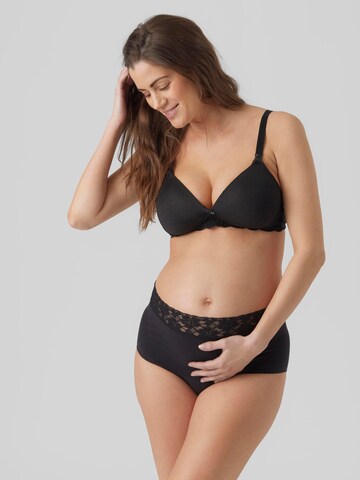 Invisible Soutien-gorge d’allaitement 'Amour' MAMALICIOUS en noir : devant