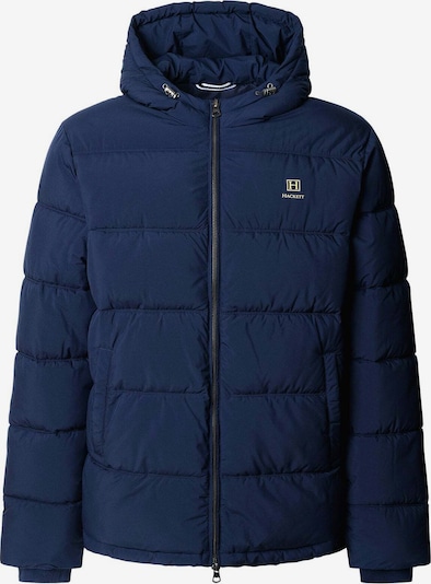Hackett London Manteau d’hiver 'Heritage Puffer' en XXXL en bleu marine / jaune clair, Vue avec produit