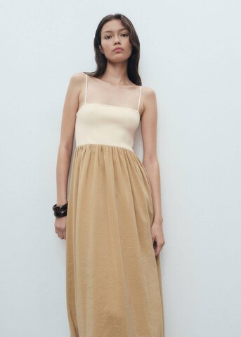 MANGO Dress 'Almond' in Brown