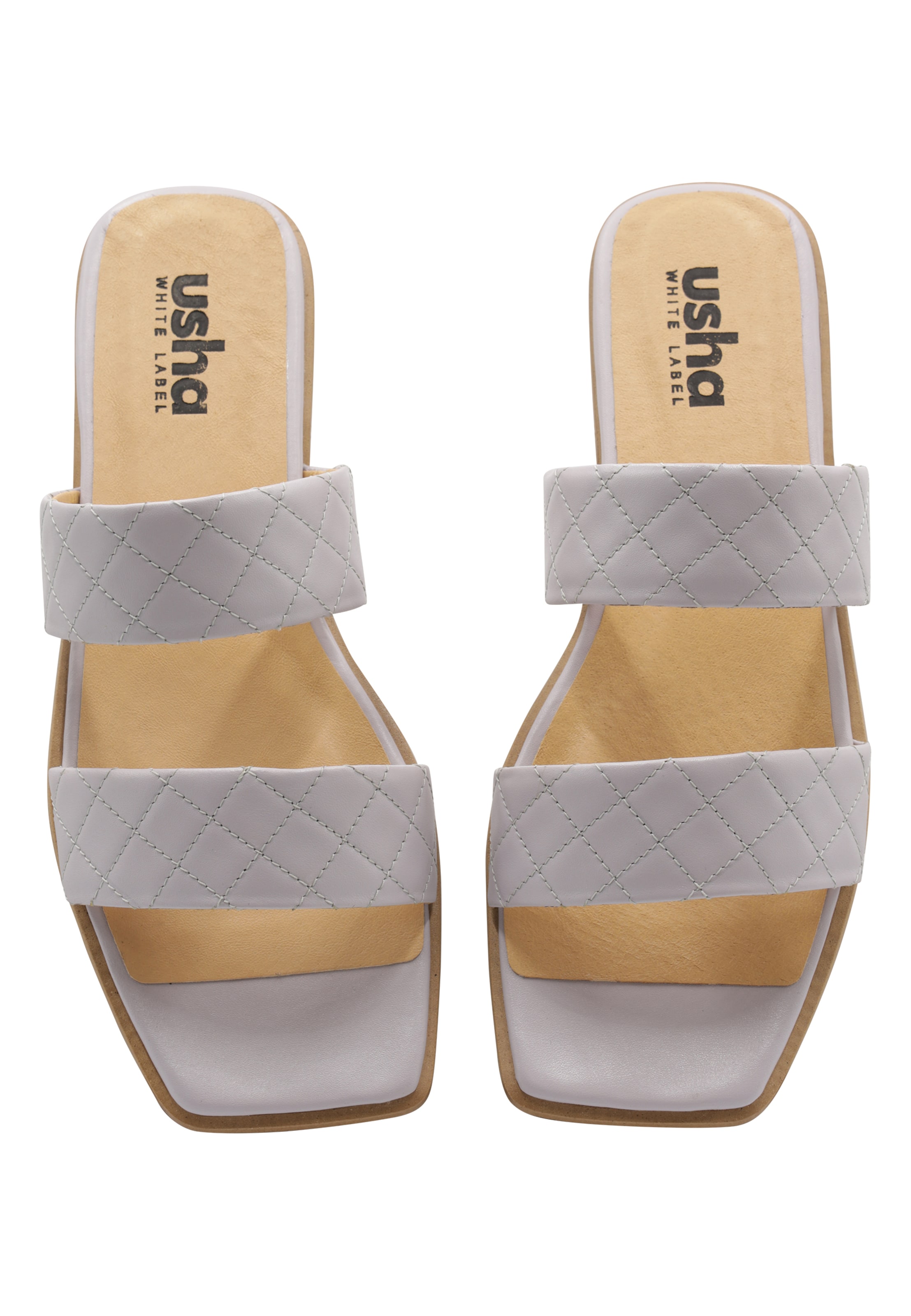 usha WHITE LABEL Pantolette in Grau