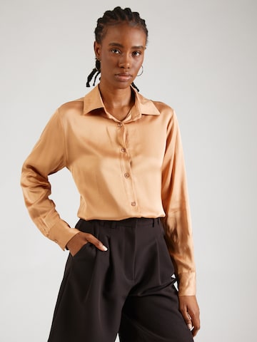 Key Largo Blouse 'LEILA' in Bruin: voorkant