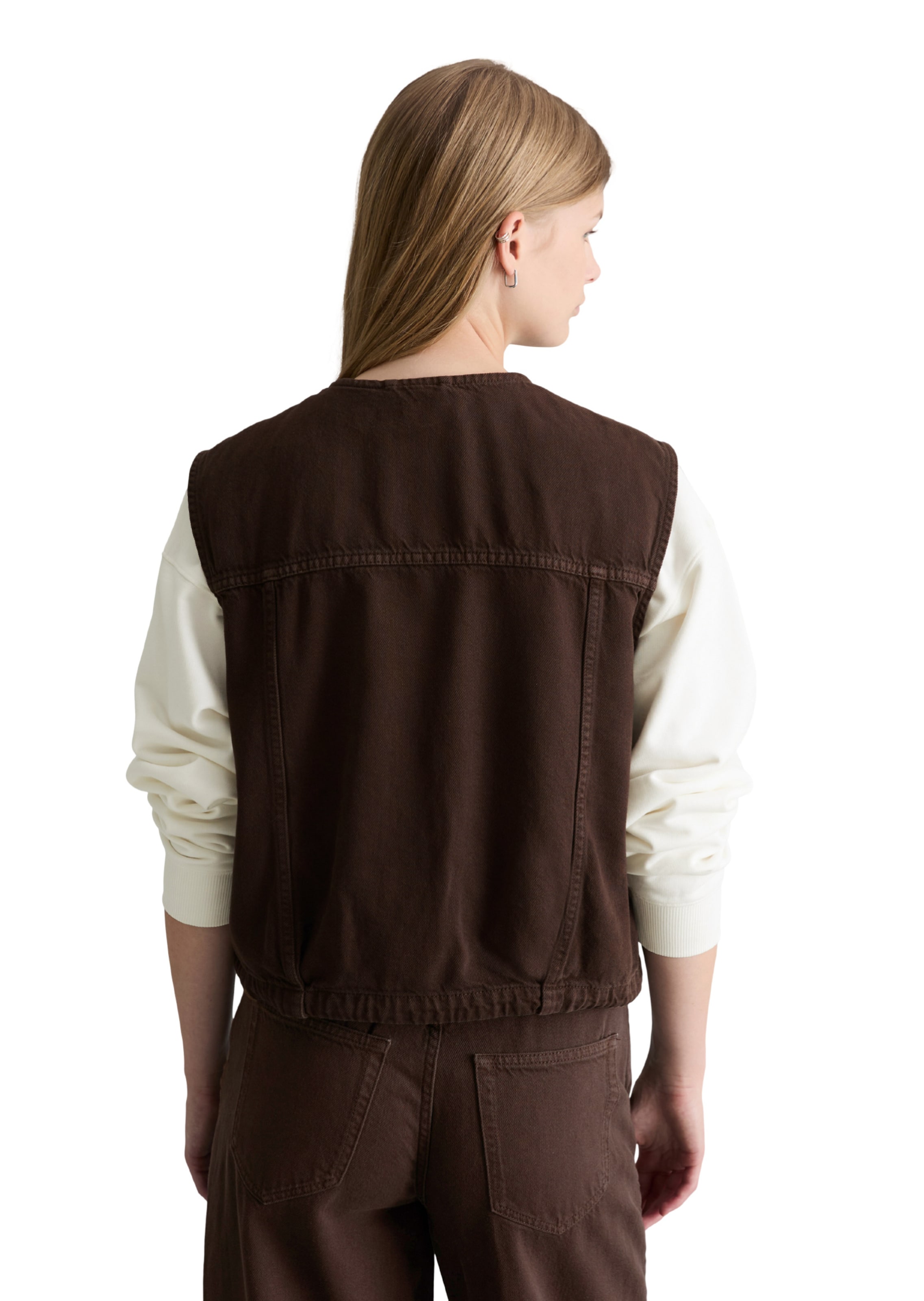 Gilet Marc O'Polo DENIM en marron
