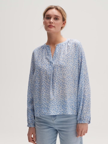 OPUS Blouse 'Faisy' in Blauw: voorkant