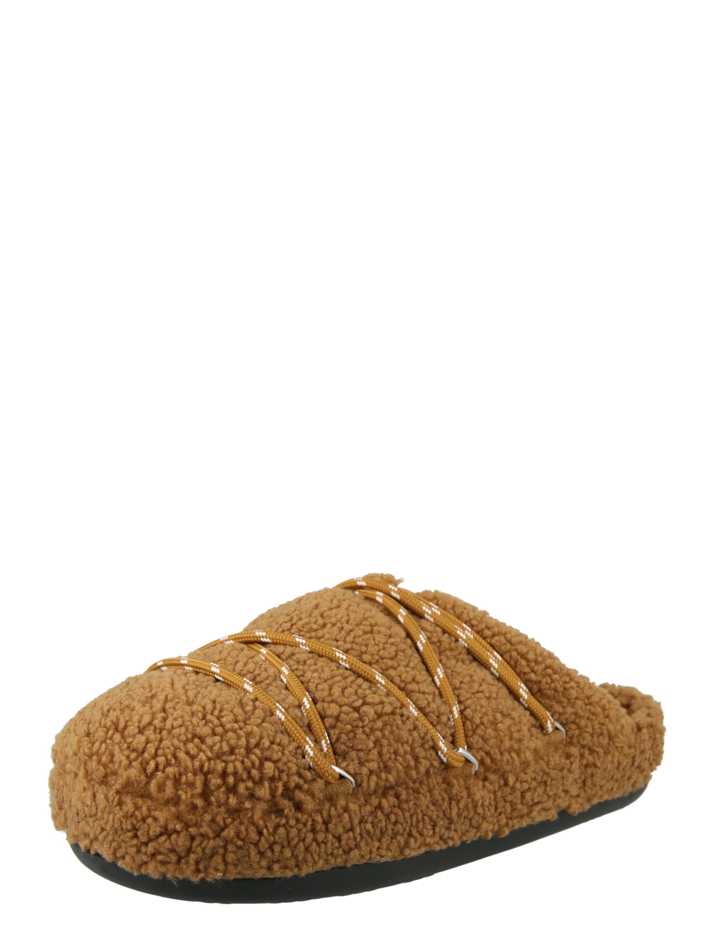 MOON BOOT Pantofle – hnědá: přední strana