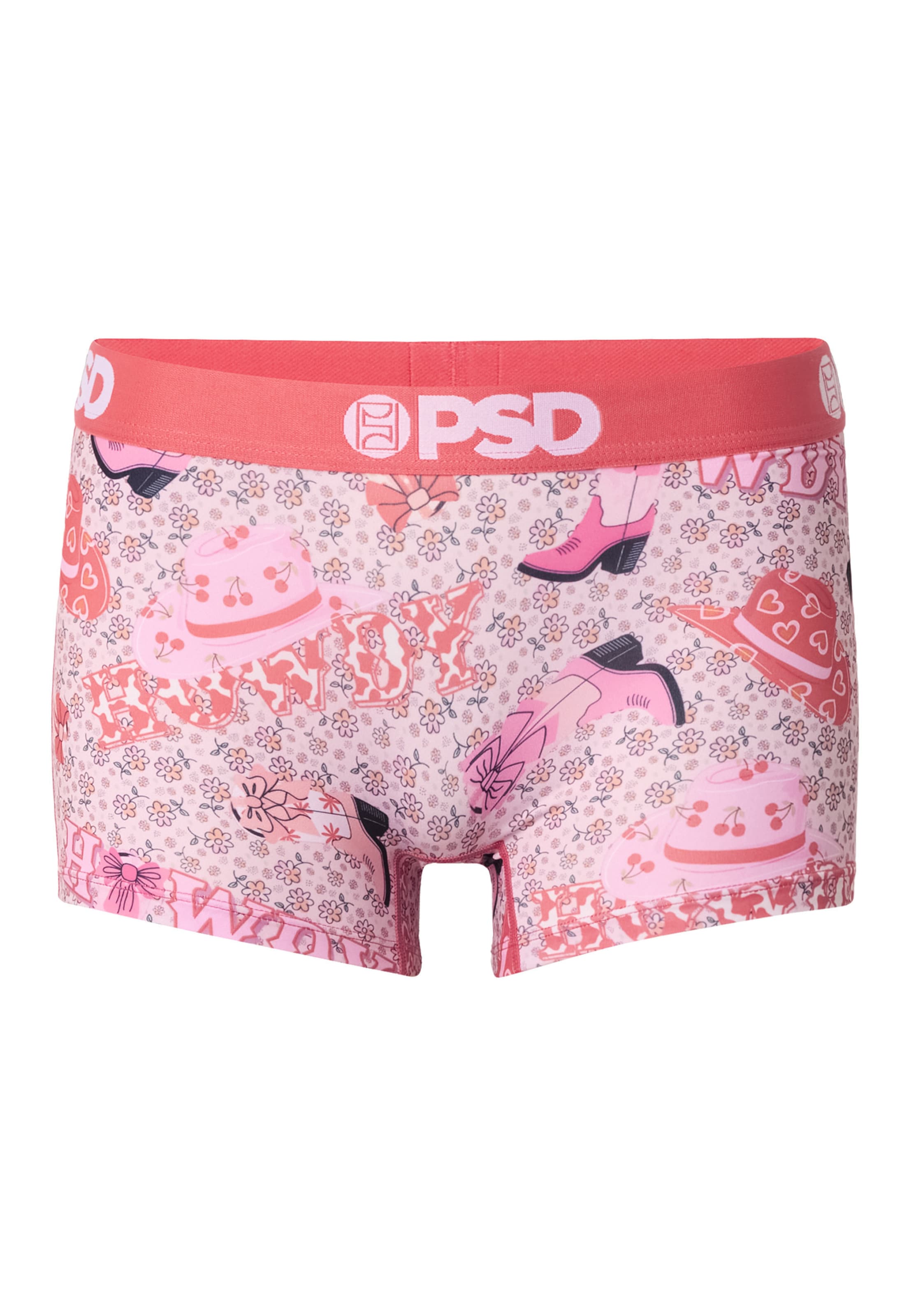PSD Boyshorts 'Howdy Luv' in Pink: front