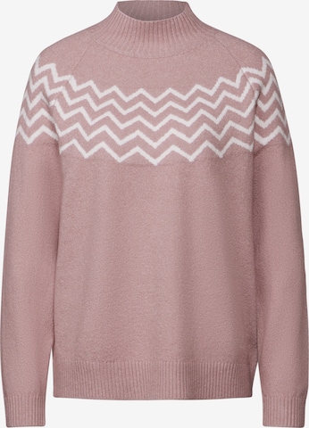 STREET ONE Sweater in Pink: front
