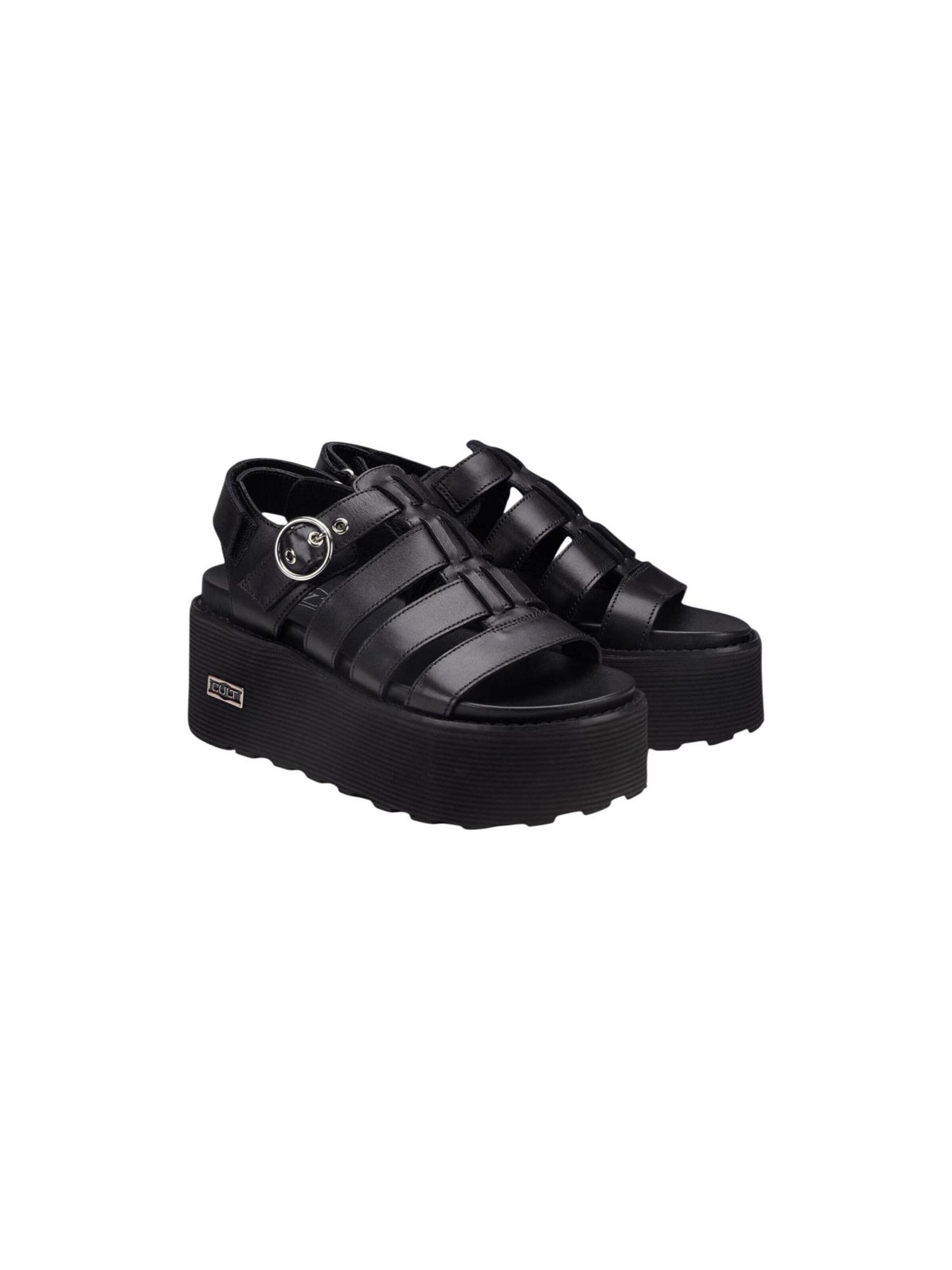 Sandalo 'NANCY 4488 SANDAL W LEATHER BLACK CLW448800' di cult in nero