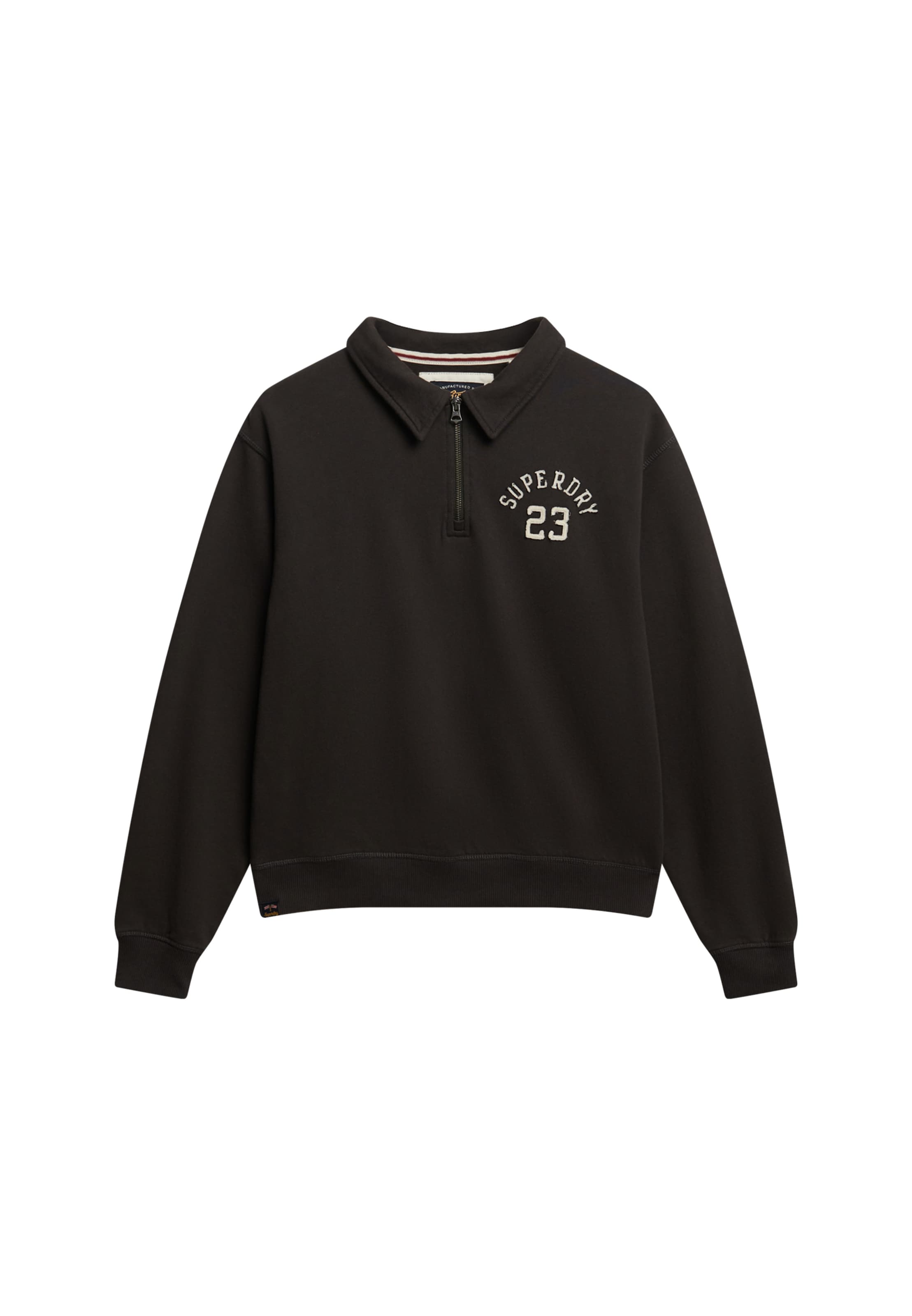 Superdry & Co Sweatshirt 'Athletic Essentials' in Black: front