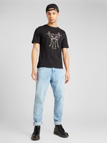 JACK & JONES T-shirt 'LAFAYETTE' i svart