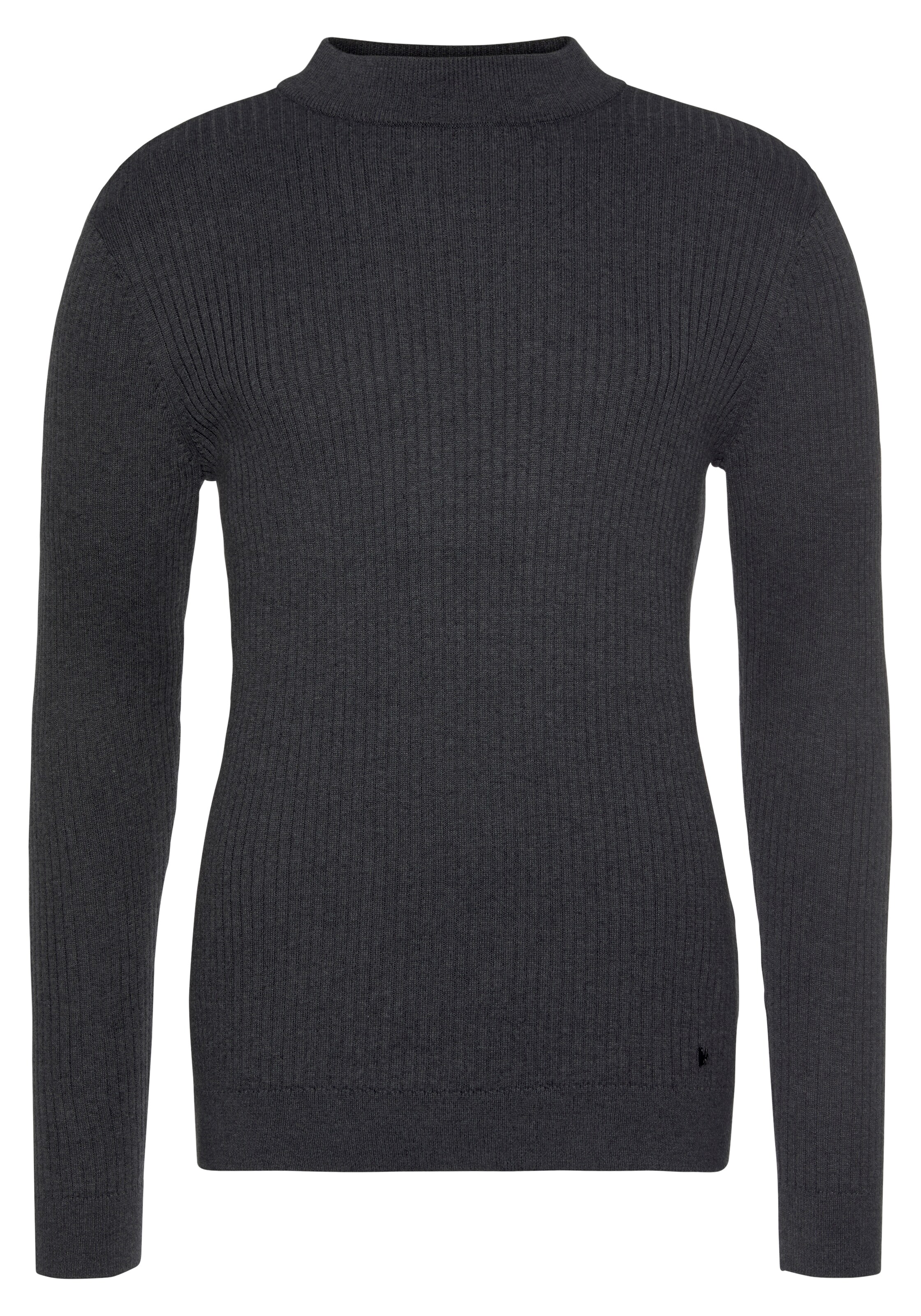 Bruno Banani Strickpullover in Blau: Vorderseite