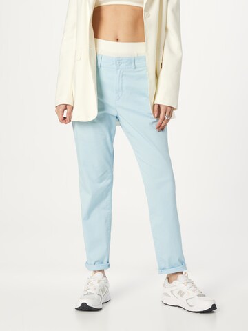 Regular Pantalon chino s.Oliver en bleu : devant