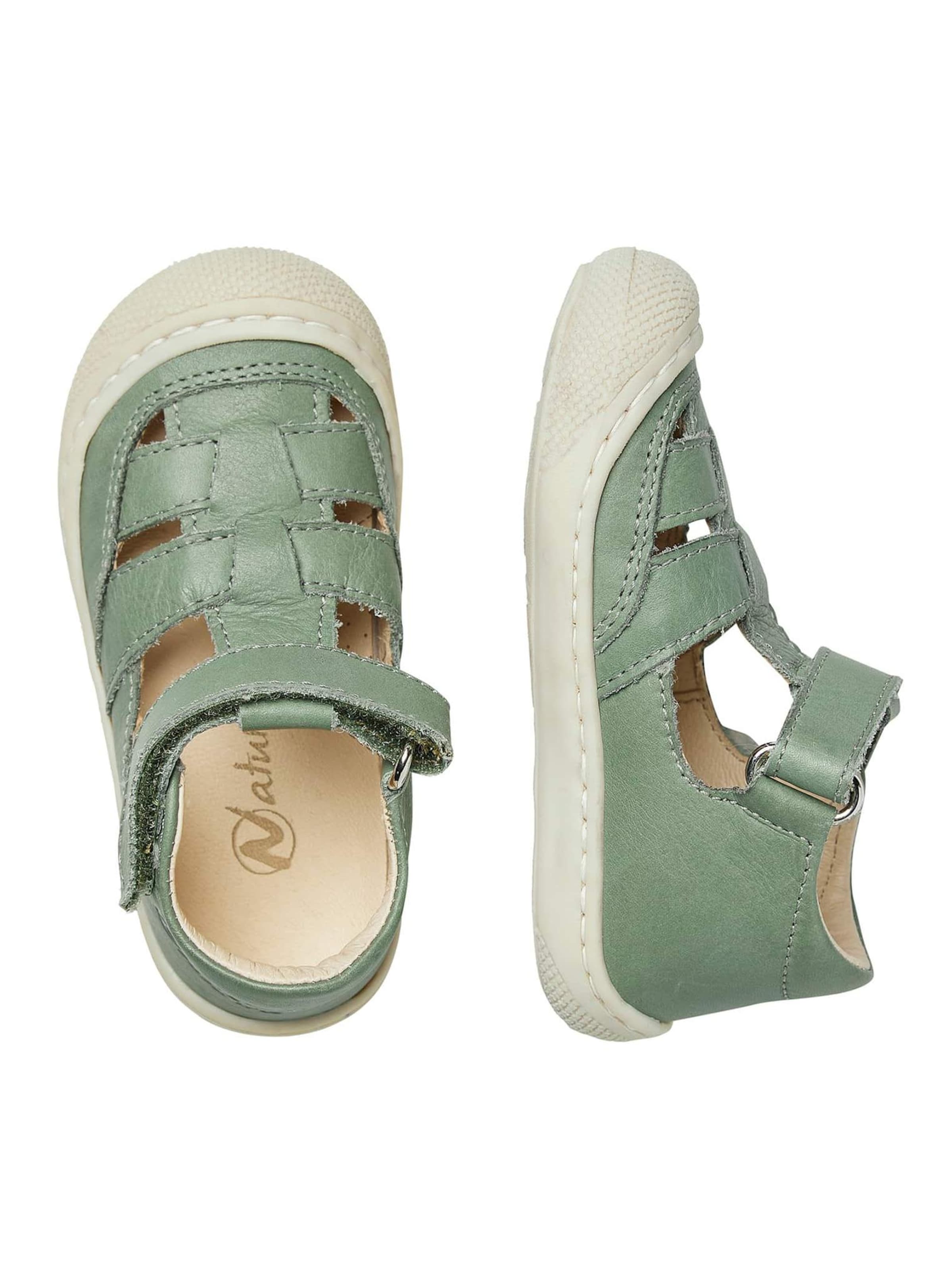 NATURINO Offene Schuhe 'WAD' in Grün