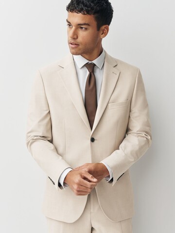 Next Rovný strih Biznis sako - Béžová: predná strana