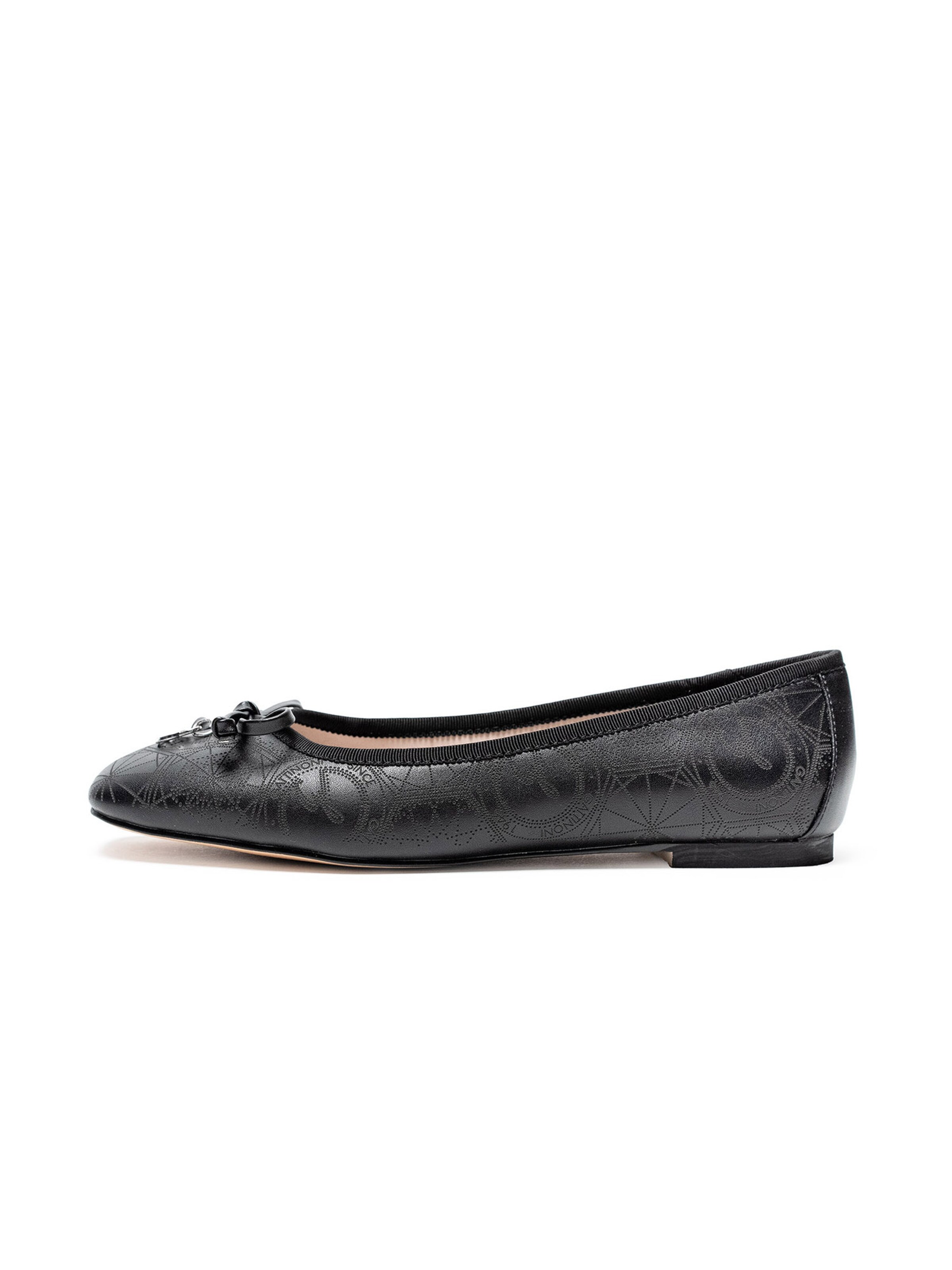 Gattinoni Ballet Flats in Black: front