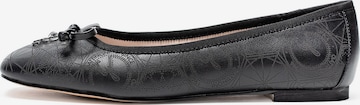 Ballerines Gattinoni en noir : devant
