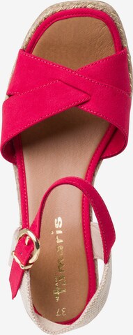 TAMARIS Strap sandal in Pink