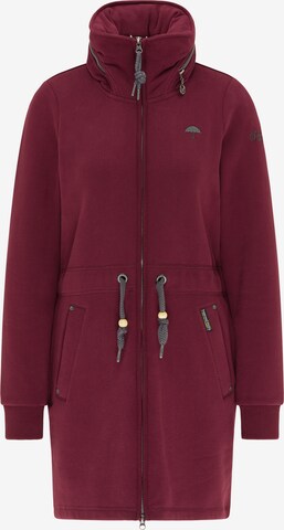 Schmuddelwedda Sweatjacke in Rot: predná strana