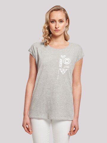 T-shirt 'DC Comics Justice League' F4NT4STIC en gris : devant