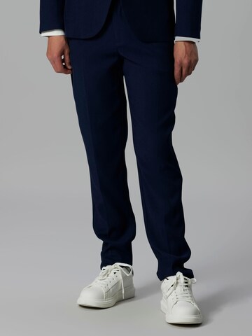 NAME IT Slimfit Broek 'NLMMORTEN' in Blauw: voorkant