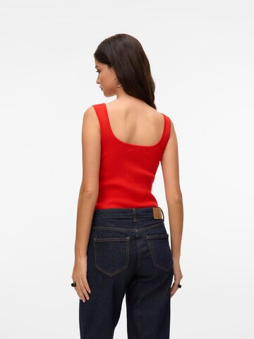 VERO MODA Knitted top 'VMWILLOW' in Red