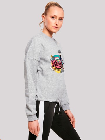 Sweat-shirt 'Aristocats Rainbow Fun' F4NT4STIC en gris