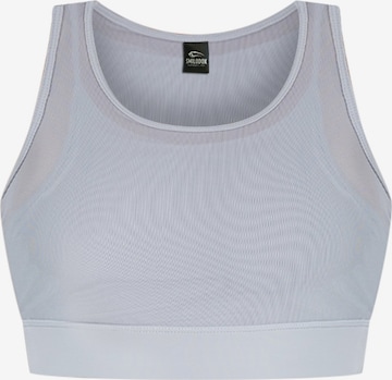 Smilodox Bralette Sports Bra ' Roxy ' in Grey: front