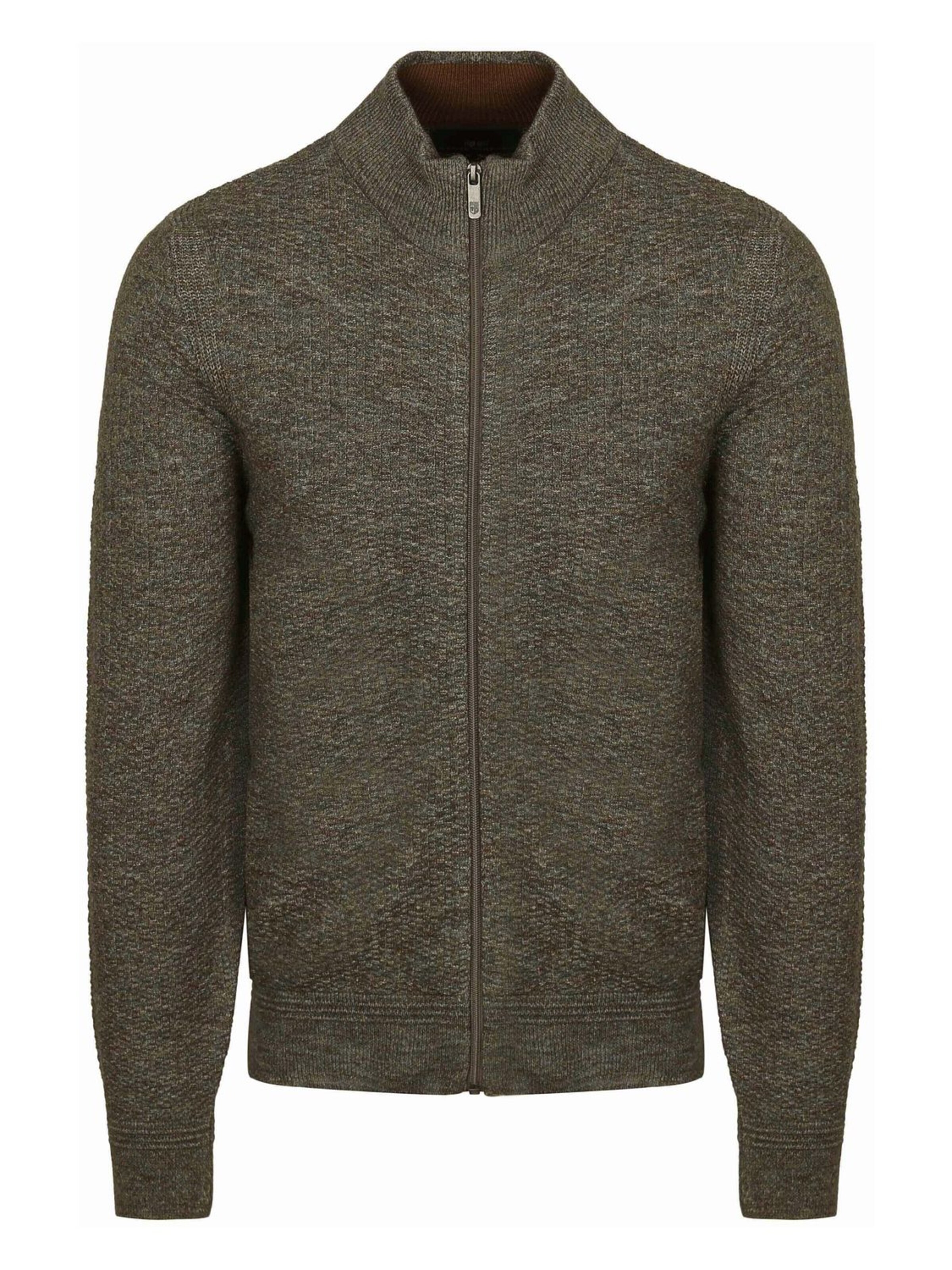 State of Art Knit Cardigan in Brown: front